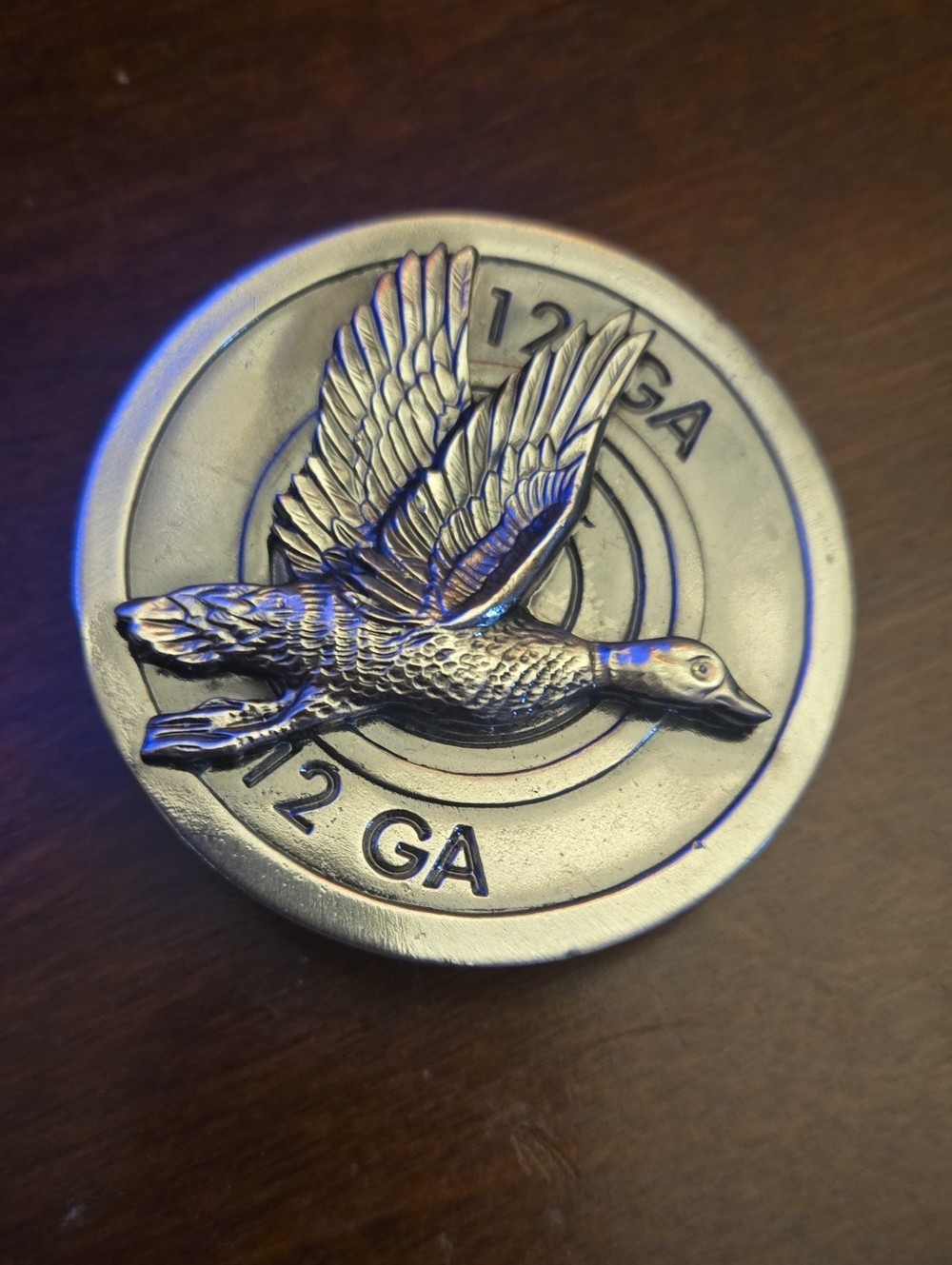 Silver Duck 12 GA Bird-Themed Decorative Accent - Rare!
